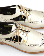 Ramé Signature Oxfords, Pale metallic gold