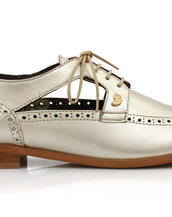 Ramé Signature Oxfords, Pale metallic gold