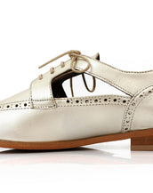 Ramé Signature Oxfords, Pale metallic gold