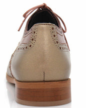 The Trio Oxfords, Bronze, Gold, & White nacré