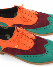 The Trio Oxfords, Green, Orange, & Purple