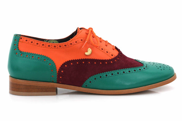 The Trio Oxfords, Green, Orange, & Purple