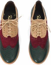 The Trio Oxfords, Olive, Berry, & Beige