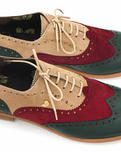 The Trio Oxfords, Olive, Berry, & Beige