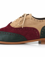 The Trio Oxfords, Olive, Berry, & Beige