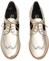 Ramé Signature Oxfords, Pale metallic gold