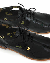 Ramé Signature oxfords, Patent Black