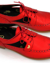 Ramé Signature Oxfords, Hot metallic red