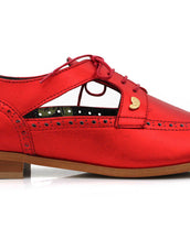 Ramé Signature Oxfords, Hot metallic red