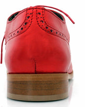 Ramé Signature Oxfords, Hot metallic red