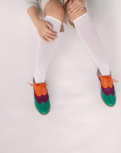 The Trio Oxfords, Green, Orange, & Purple